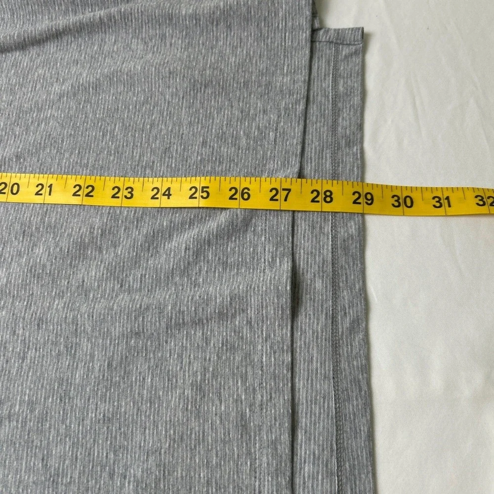 Adidas Mens Striped Long Sleeve Pullover Hooded T-Shirt Size M Gray Athleisure